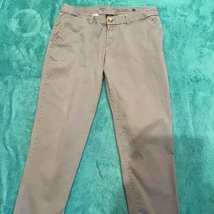 💚3/$25 Faded Glory size 10 petite light gray khaki pants